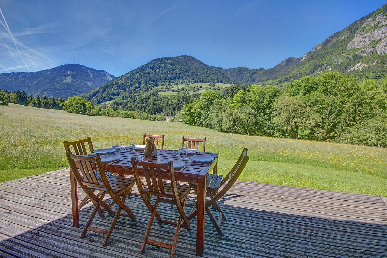 Chalet Wifi - Le Biot - 8 Personnes - Chalet Morand 외부 사진