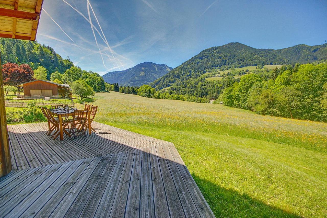 Chalet Wifi - Le Biot - 8 Personnes - Chalet Morand 외부 사진